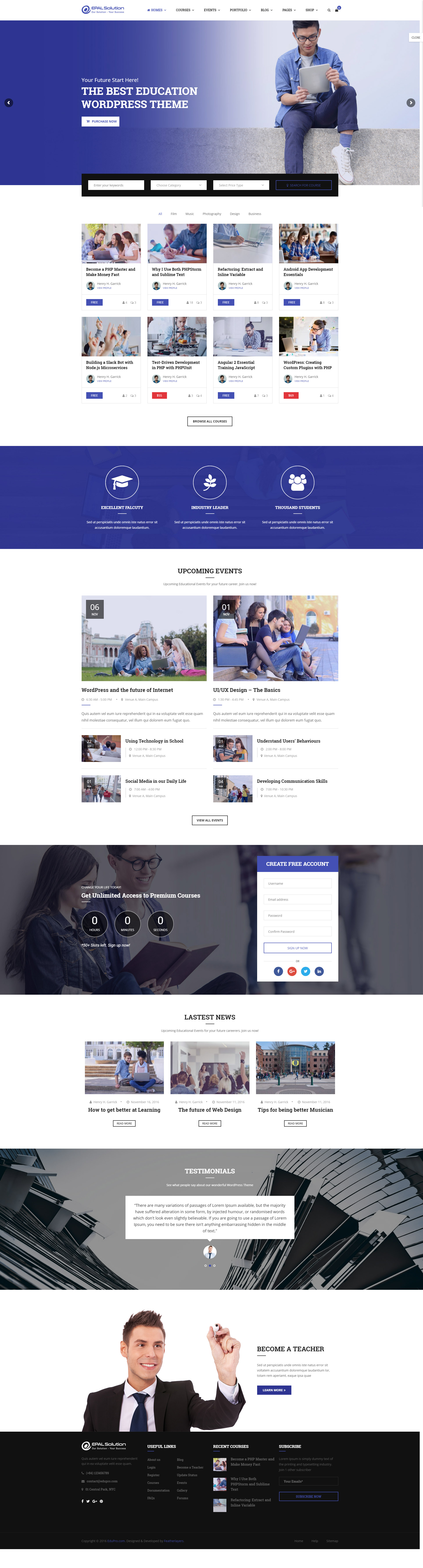 Mẫu Web Giáo Dục / G1053