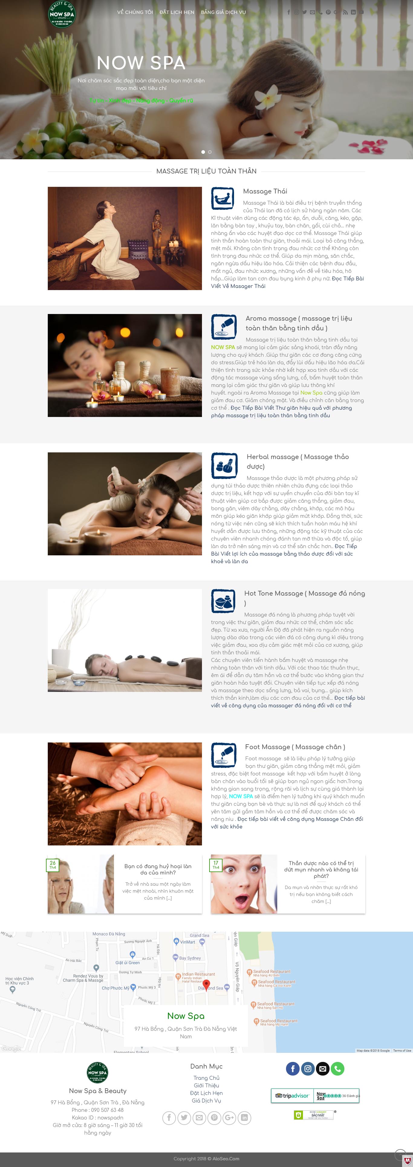 Mẫu Web Spa / S0164