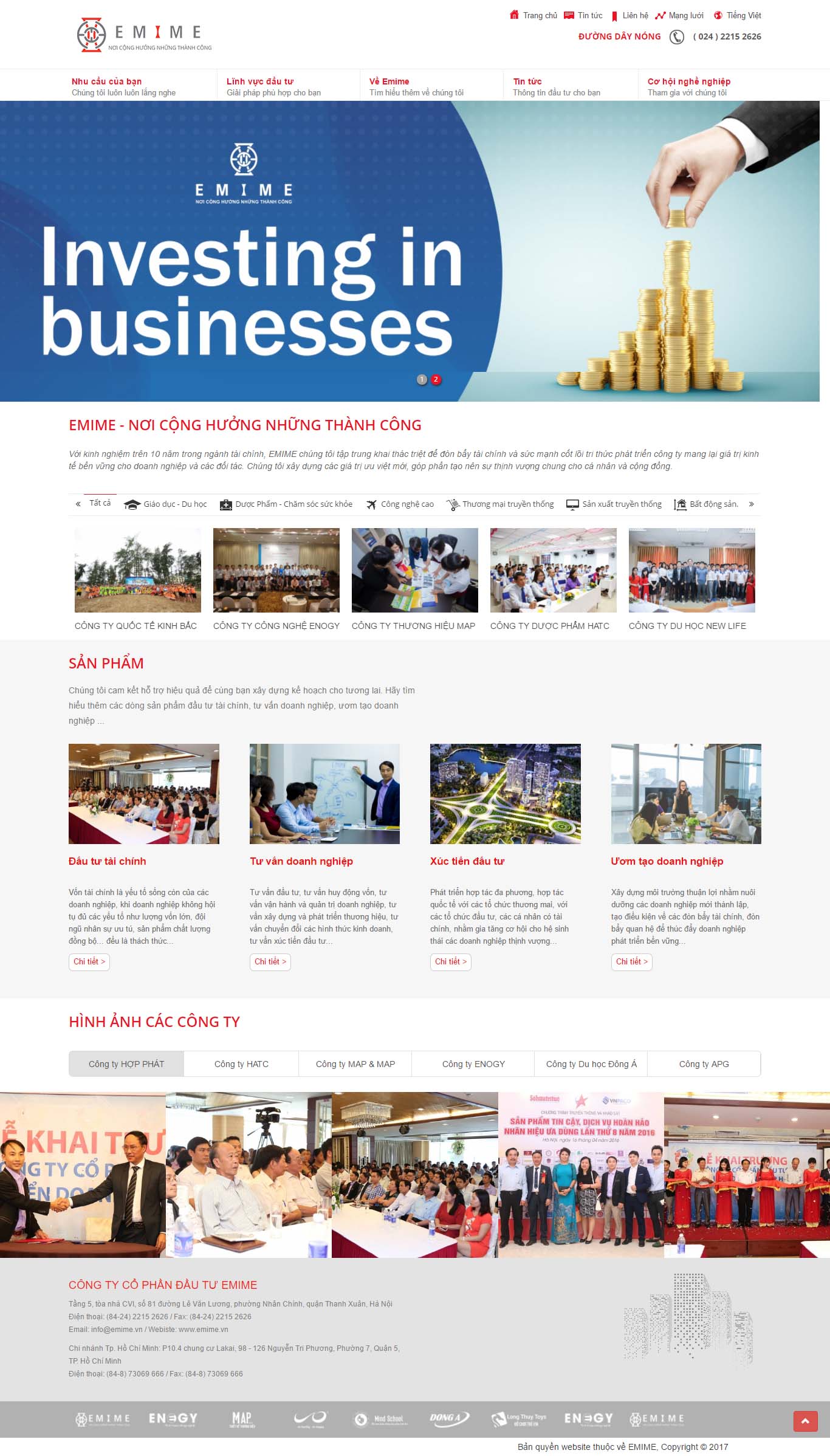 Mẫu Web Doanh Nghiệp / D0160