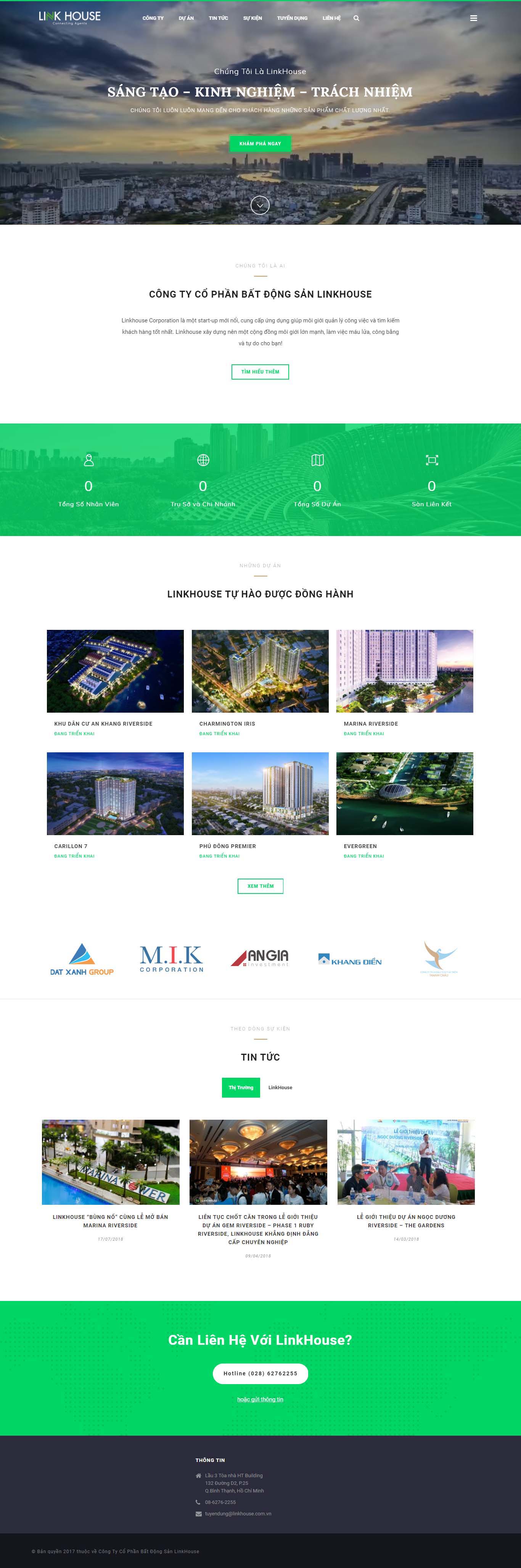 Mẫu Web bất động sản / D0210