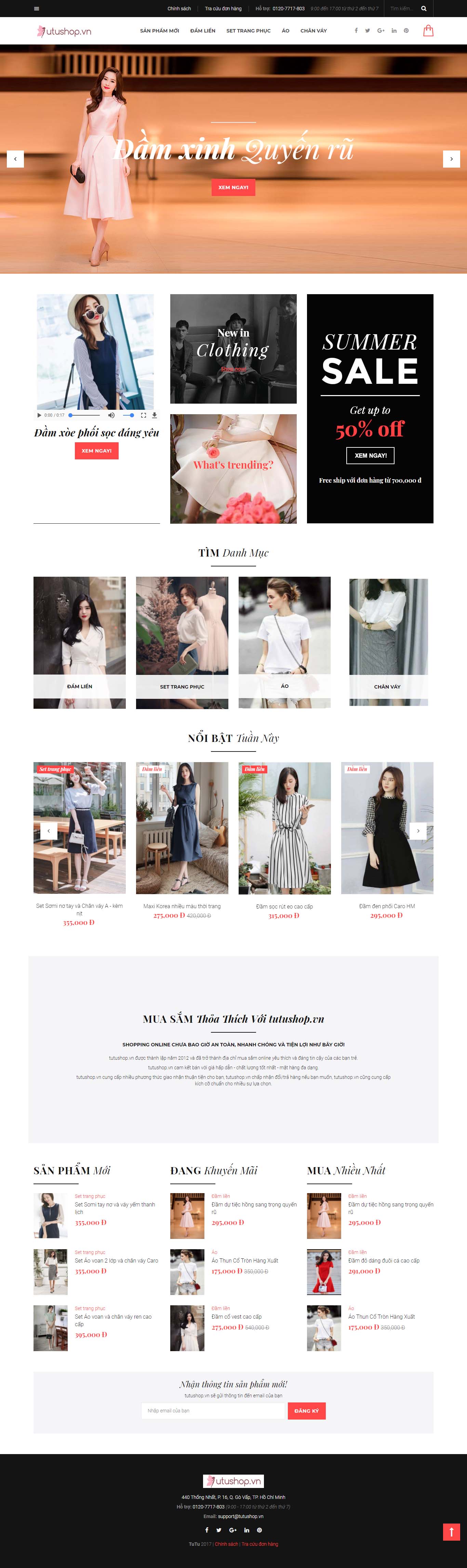 Mẫu Web Thời Trang / TT0163
