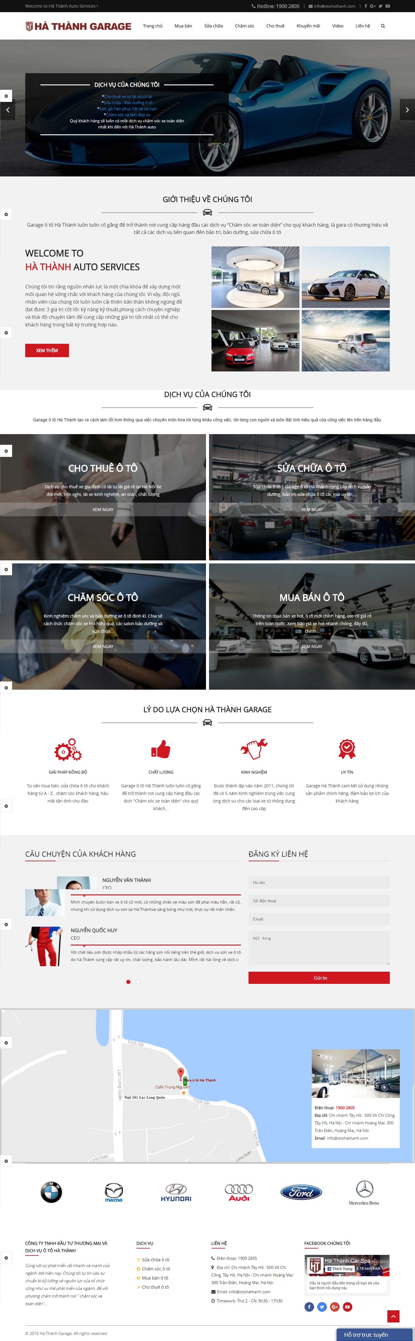 Mẫu Web Ô tô / O163