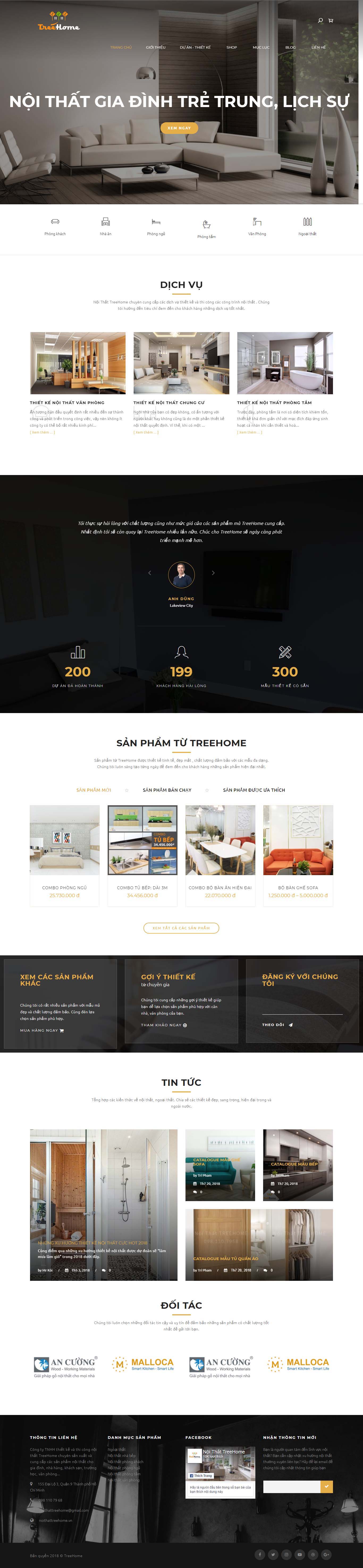 Mẫu Web Nội Thất / NT0164