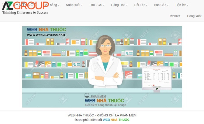 Dịch vụ chăm sóc website nhà thuốc