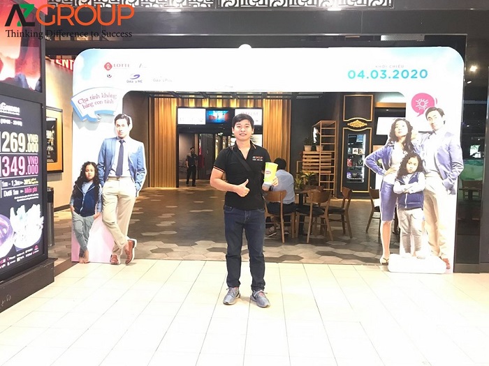 Azgroup hợp tác quảng cái tại Lotte Cinema Đồng Nai