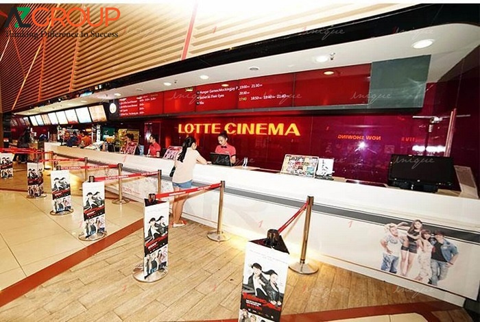 Quảng cáo tại rạp Lotte Cinema Bạc Liêu