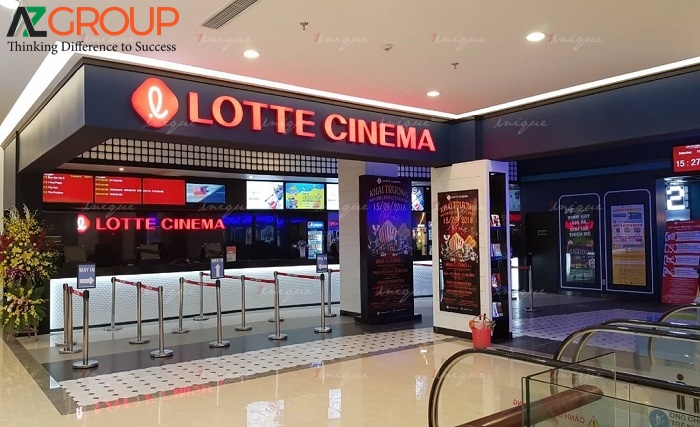 Quảng cáo tại rạp Lotte Cinema Tây Ninh