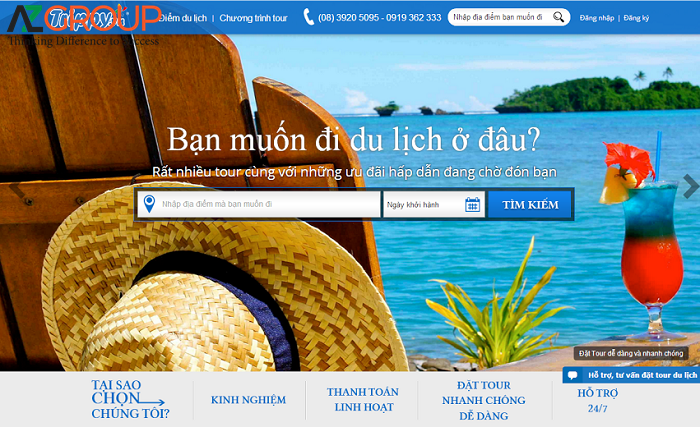 Travel website needs to be taken care of